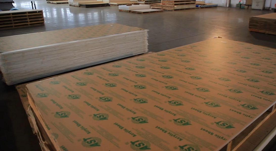 BESTA ACRYLIC CO., LTD. linha de produção do fabricante
