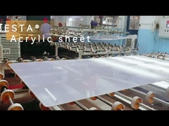 Folha de difusão acrílica transparente Painéis acrílicos de 10 mm para iluminação fluorescente