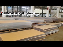 Folha de acrílico extrudido transparente de alto brilho de 1 mm a 12 mm