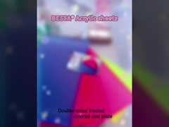 Folha acrílica extrudida transparente de extrusão acrílica durável de 1,0 mm a 12 mm