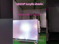 Folhas de acrílico espelhadas multicoloridas para corte a laser resistentes à abrasão