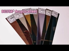 PMMA folhas acrílicas coloridas fundidas placa de sinalização acrílica LED 4ft x 8ft